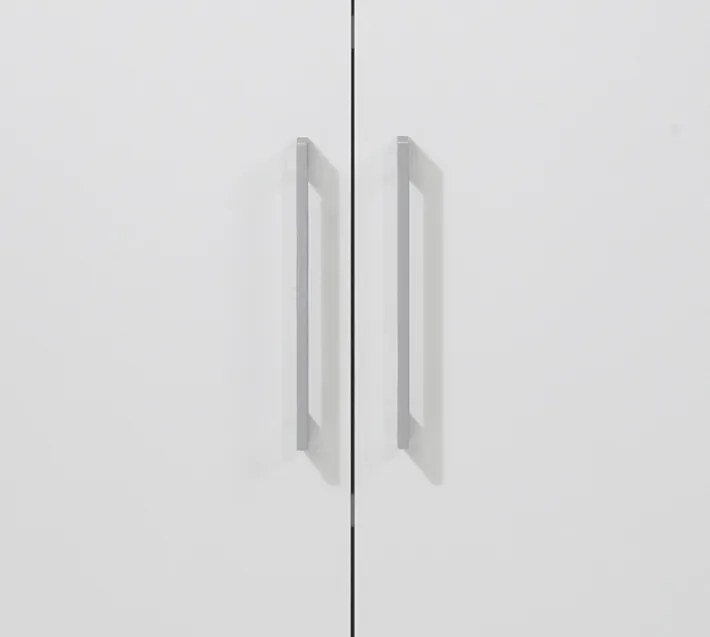 Regał biurowy 2-drzwiowy Prima biały