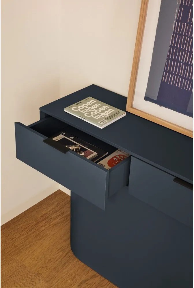 Antracytowa konsola 36x100 cm Totem – Teulat