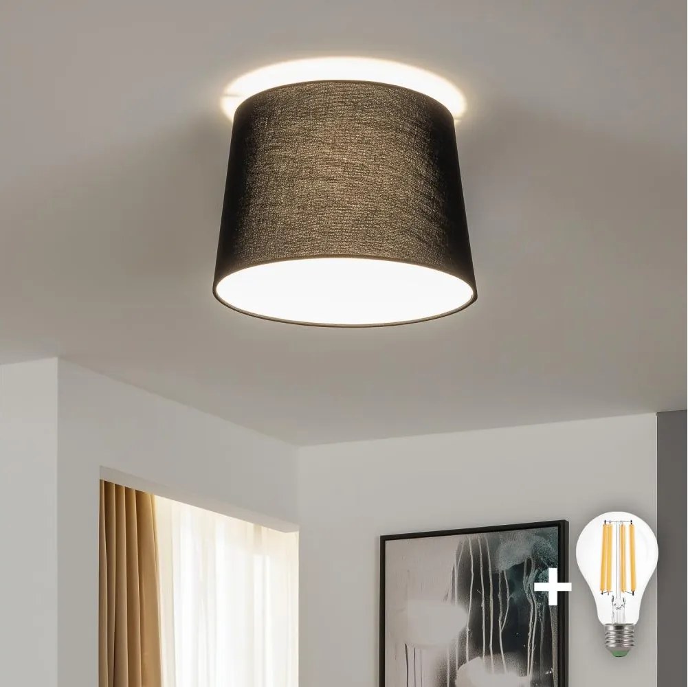 Brilagi - LED Przysufitowy żyrandol CERIA 1xE27/40W/230V śr. 30 cm czarny