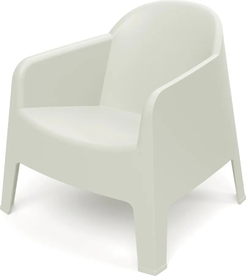 Plastikowy fotel do ogrodu Milane