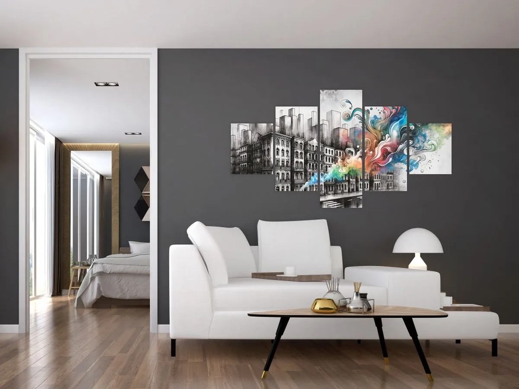 Obraz - Przemysłowe życie (125x70 cm)