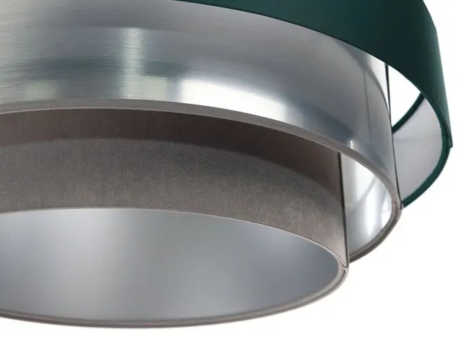 Trójkolorowa okrągła lampa wisząca z abażurem - 9X S462 R7-B00