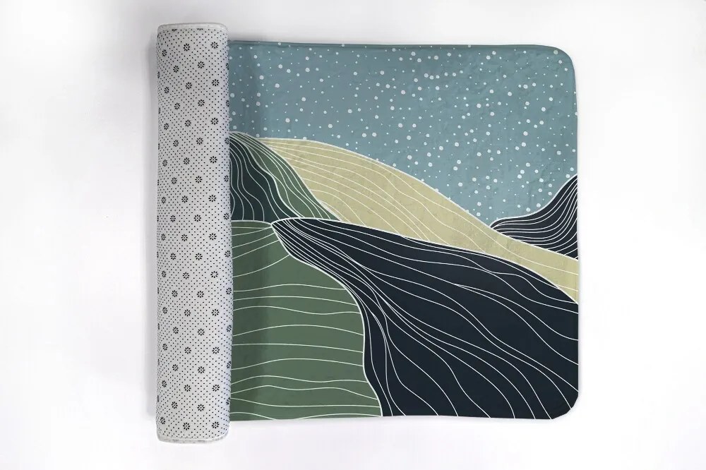 Dywanik antypoślizgowy do łazienki Dywanik antypoślizgowy do łazienki Geometryczny Krajobraz