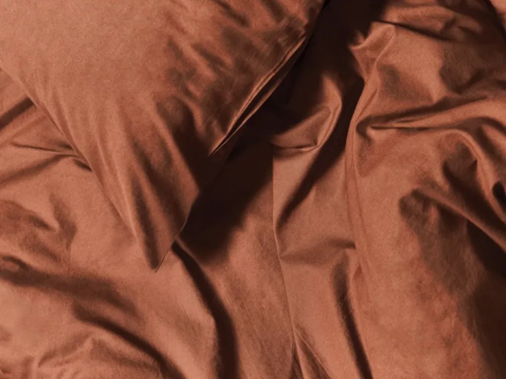 PrzytulneMieszkanie.pl PrzytulneMieszkanie.pl Bawełniana pościel CALMORA brązowa Rozmiar pościeli: 2 szt 70 x 90 cm | 200 x 220 cm