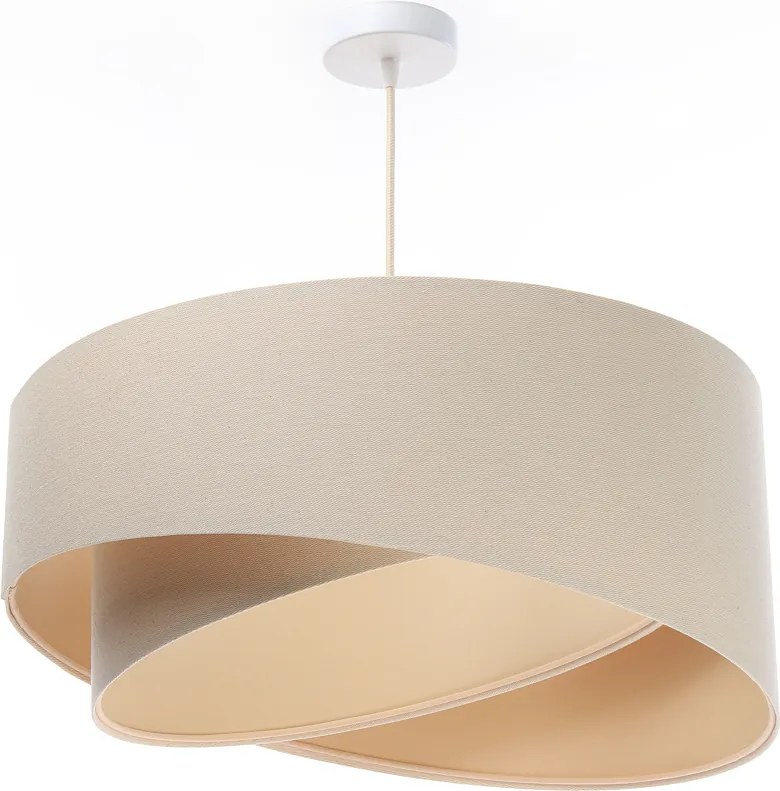 Lampa wisząca nad stół LUKKA z podwójnym abażurem