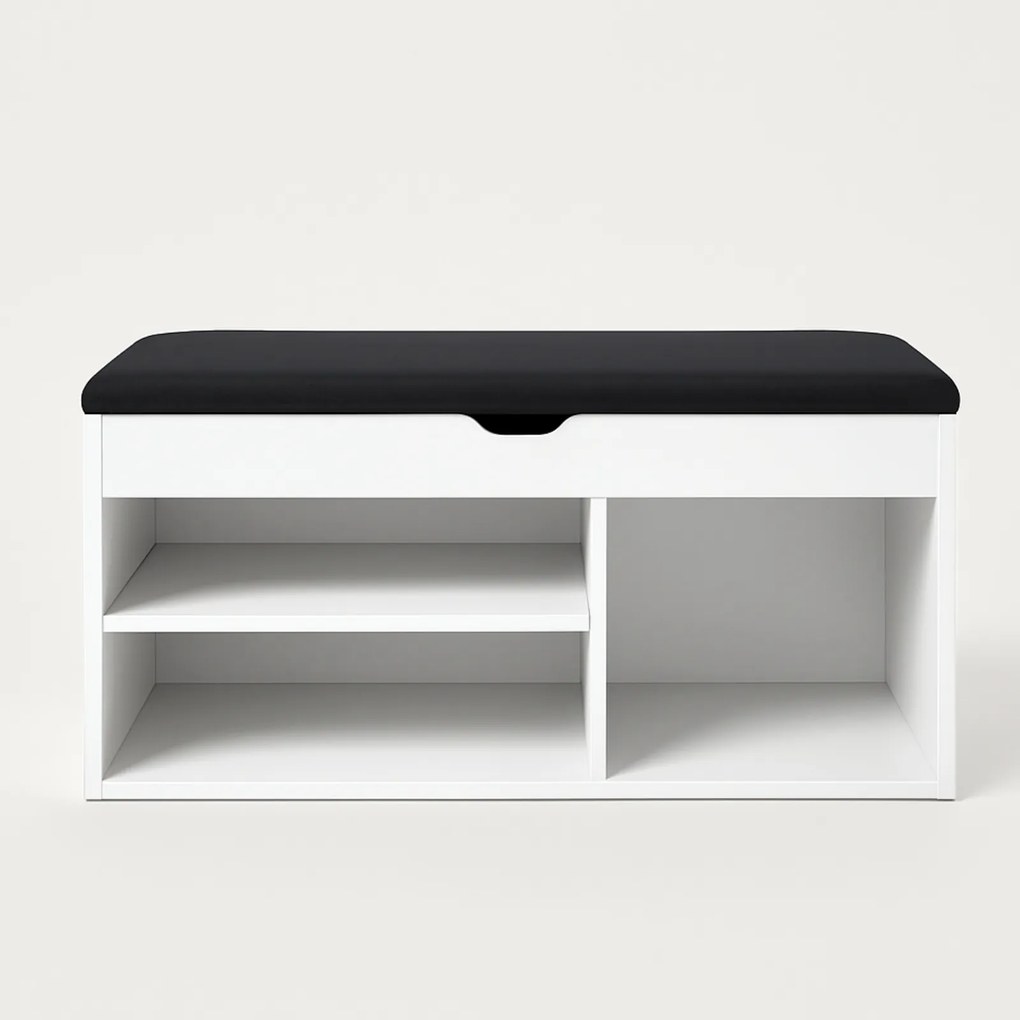 Szafka na buty z siedziskiem TRIA, 80 x 43 x 30 cm