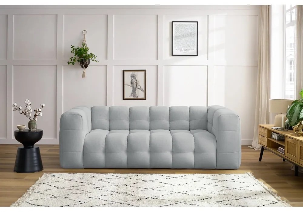 Jasnoszara sofa 232 cm Cloud – Bobochic Paris