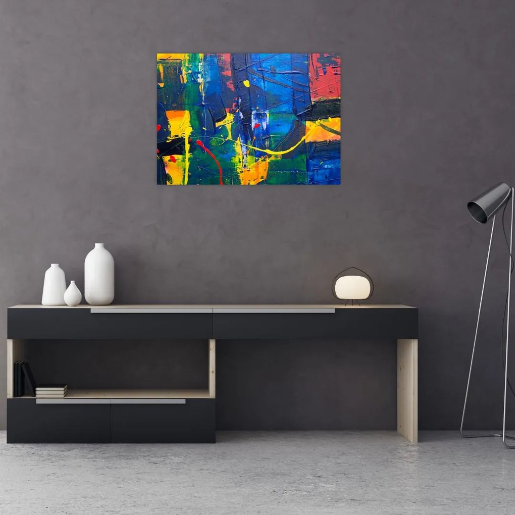 Obraz na szkle - Abstrakcja (70x50 cm)