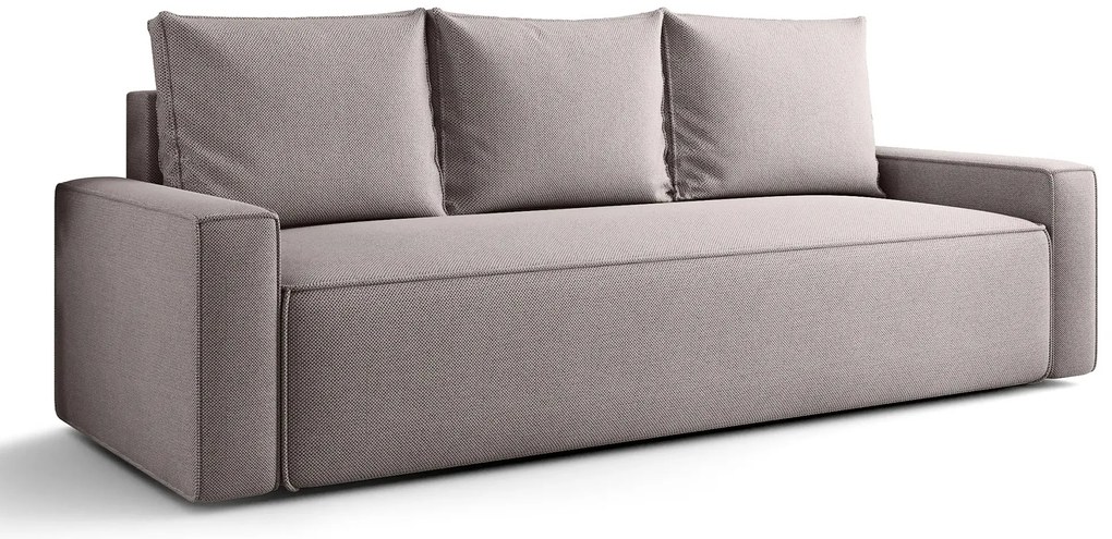 Szara tapicerowana sofa z pojemnikiem G3-C05