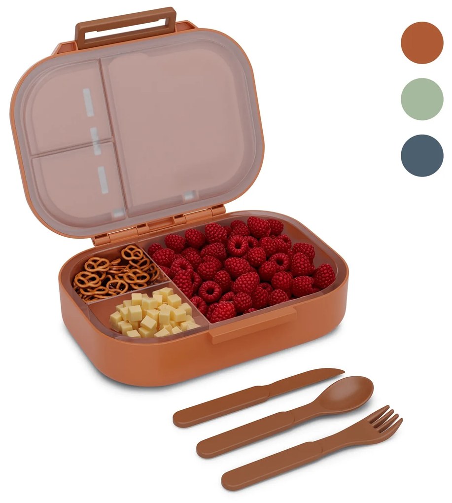 Klarstein Bunko, śniadaniówka, lunch box, tworzywo sztuczne, 3 komory