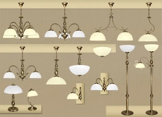 Lampa nocna mosiężna D-B1