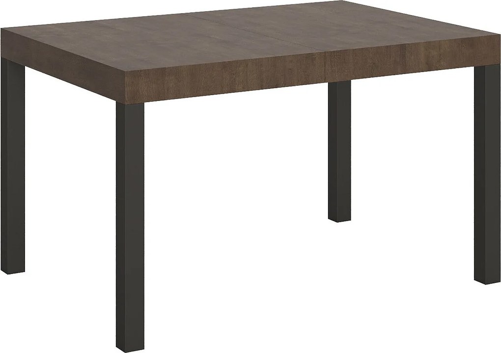 Stół rozkładany 130/390x90 cm Everyday orzech nogi antracytowe