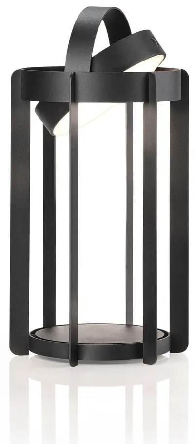 Czarny zewnętrzny lampion LED na USB (wysokość 30 cm) Firefly – Zone