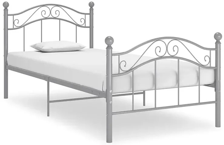 Szara metalowa szafka nocna 100x200 cm B9-H61