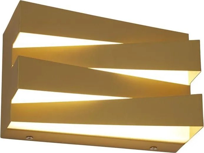 Searchlight 86410GO - elegancki kinkiet LED SECTION LED/18W/230V, kolor złoty