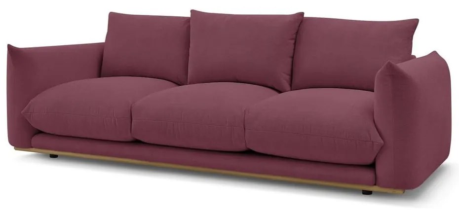 Bordowa sofa 265 cm Ernest – Bobochic Paris