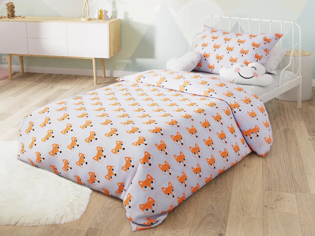 PrzytulneMieszkanie.pl PrzytulneMieszkanie.pl Pościel bawełniana LISEK biała