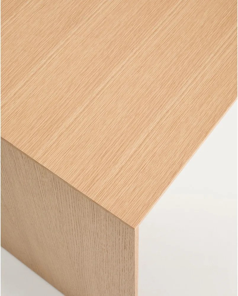 Biurko w dekorze dębu 60x140 cm Litto – Kave Home