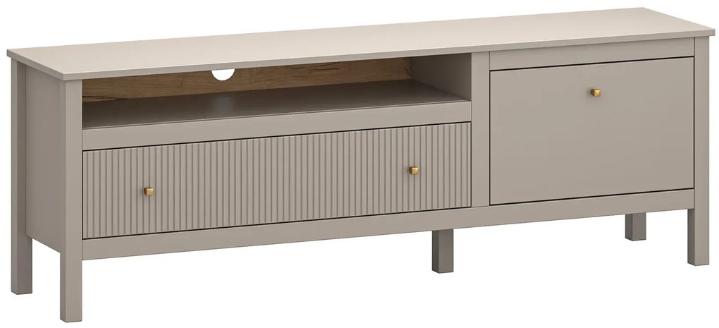 Szafka pod telewizor w kolorze taupe - Envilo 12X