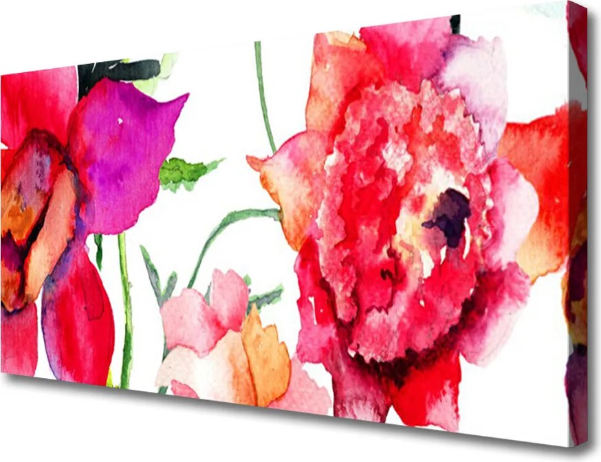 Obraz na płótnie Artystyczny Portret Kwiatowy