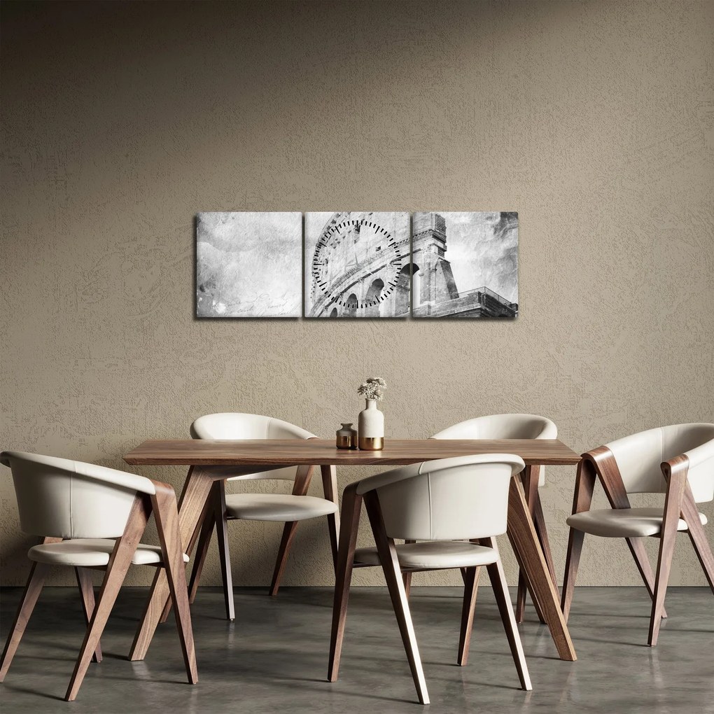 Obraz - Vintage pocztówka miasta N⁰1 (z zegarem) (90x30 cm)