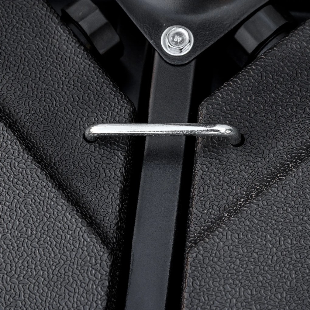 Outsunny Podstawa do parasola 4-częściowa, napełniana piaskiem/wodą do 60/70 kg | Aosom PL