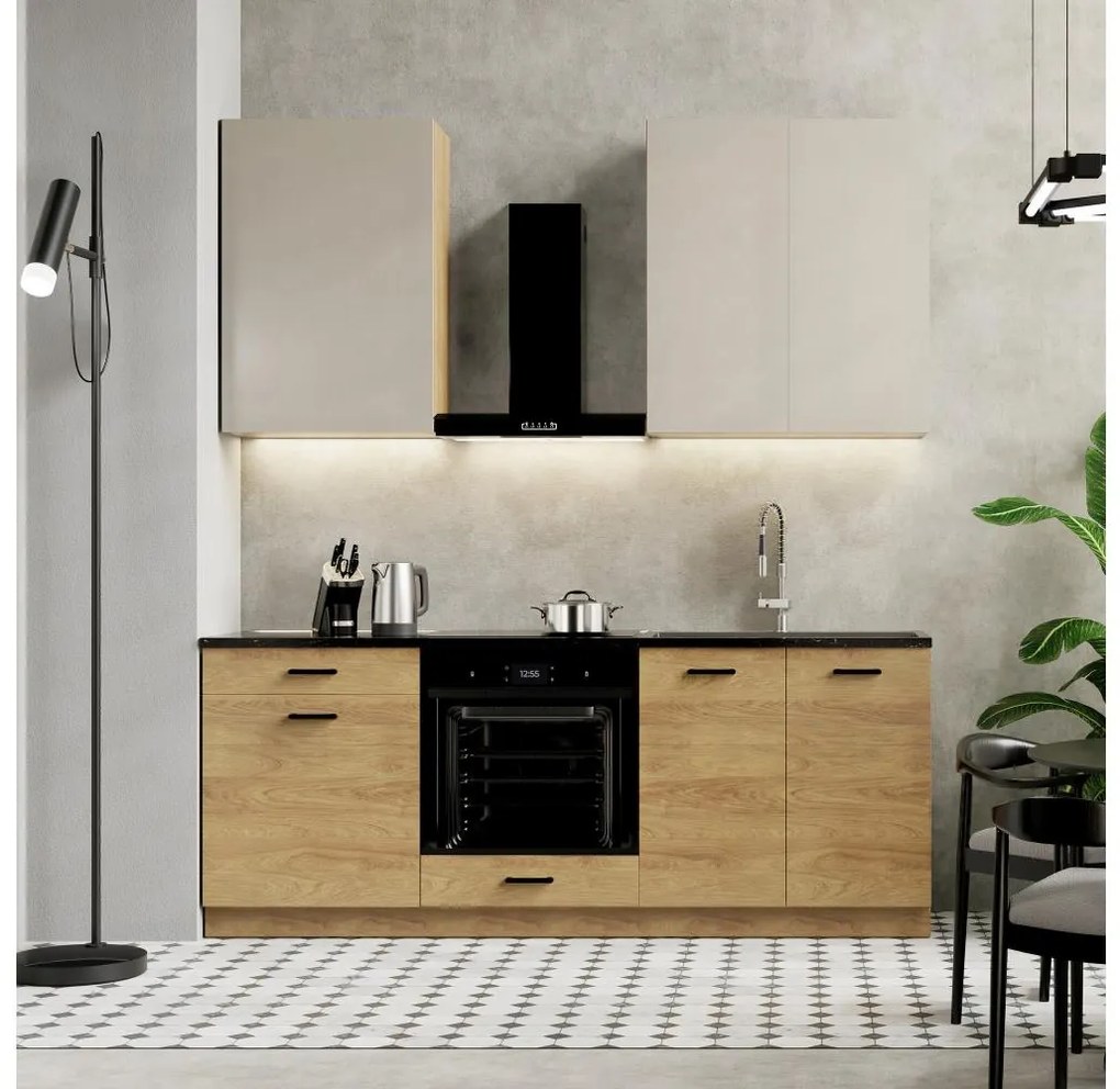 Zestaw kuchenny JOY 200 cm orzech