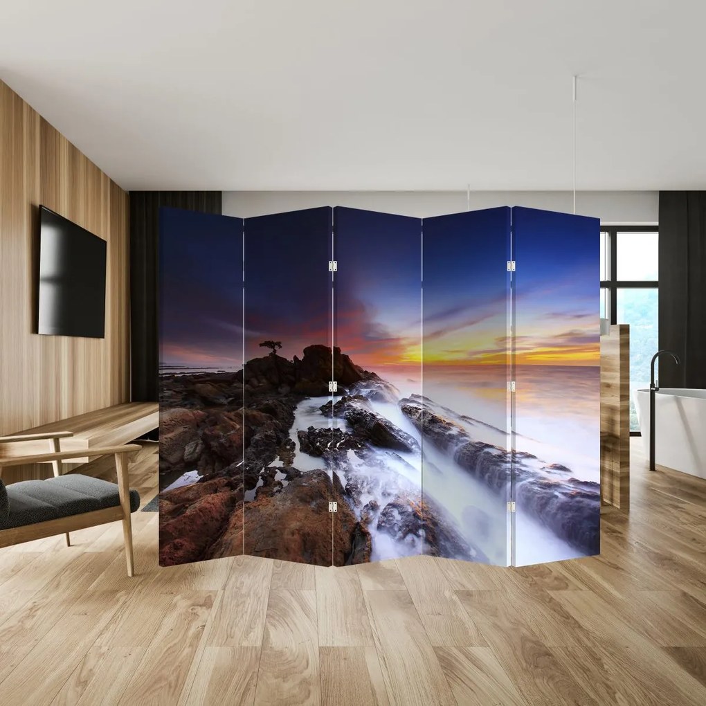 Parawan - Góra we mgle (210x170 cm)
