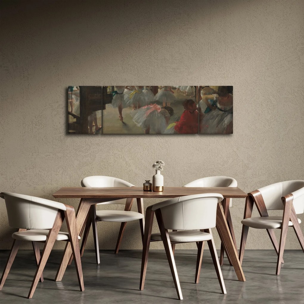 Obraz - Edgar Degas, The Dance Class, reprodukcje (170x50 cm)