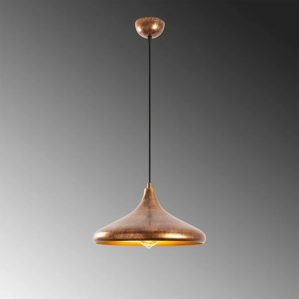 Lampa wisząca Barek - 11545, miedziany