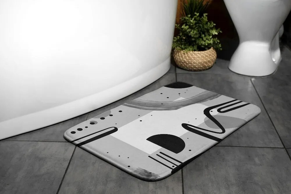 Dywanik pod prysznic Dywanik pod prysznic Geometryczne wzory