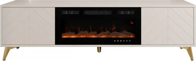 Szafka RTV z kominkiem Siprynt 2D EF
