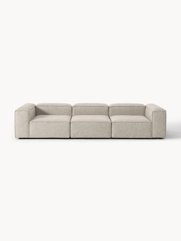 Sofa modułowa z mieszanki lnu Lennon (4-osobowa)