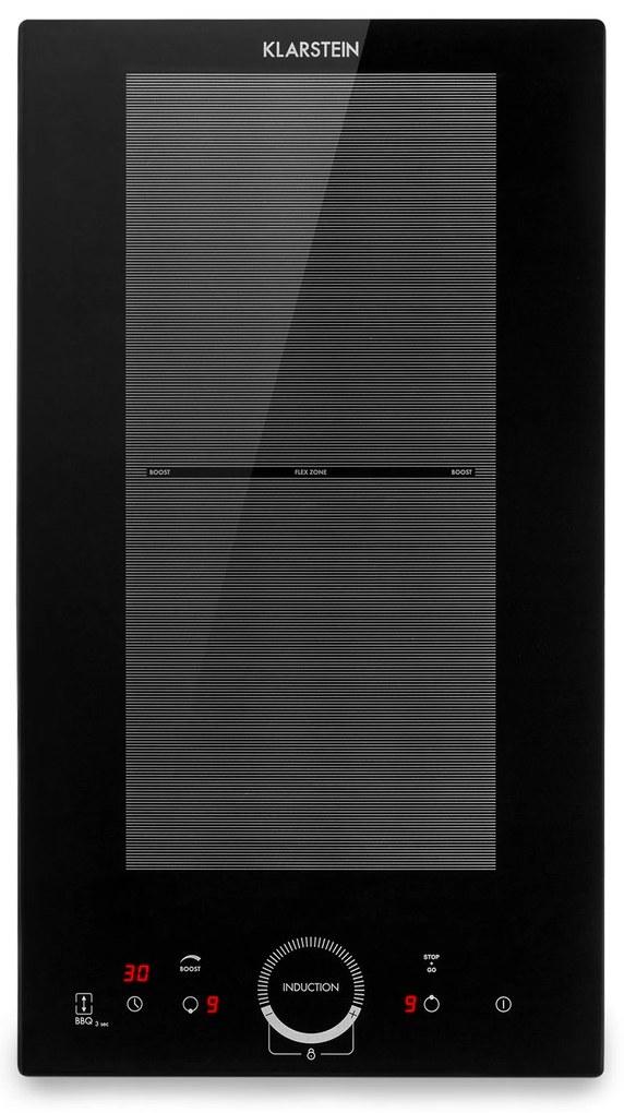 Klarstein Delicatessa Slim 30cm Płyta Indukcyjna 2 Strefy Gotowania Czarny