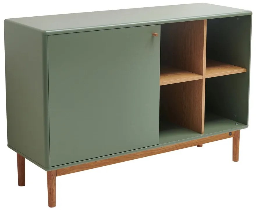 Zielona niska komoda 118x80 cm Color Living – Tom Tailor