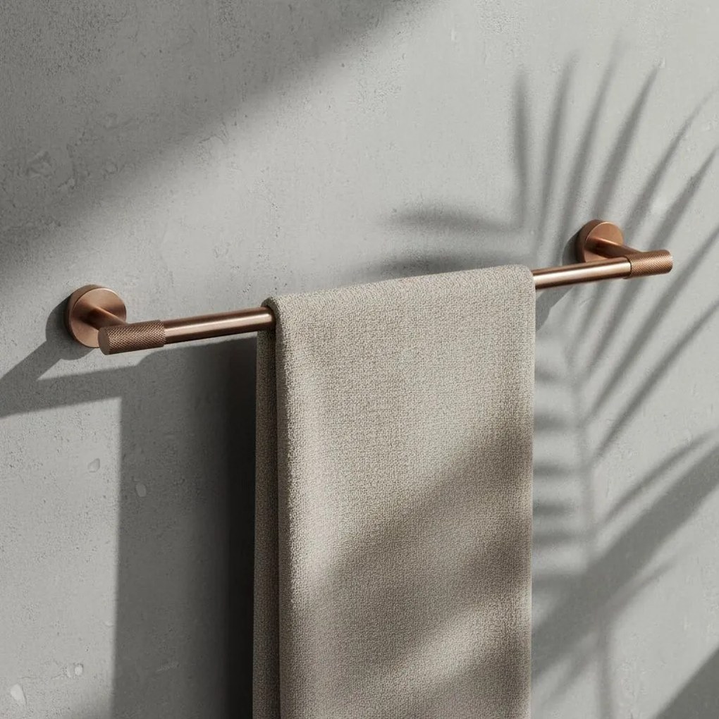 Wieszak łazienkowy jednoramienny 5701 Galo Miedź Szczotkowana