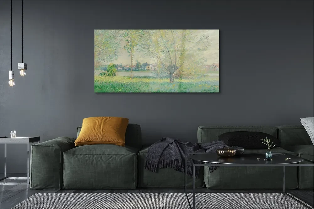 Obraz na szkle Wierzby - Claude Monet