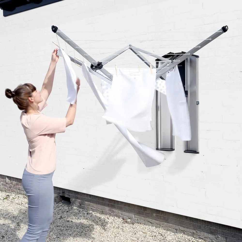 Ogrodowa ścienna suszarka na pranie WallFix 24m – Brabantia