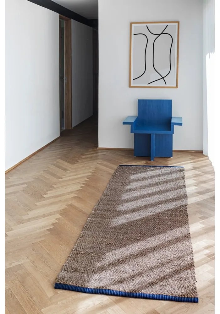 Brązowy chodnik z juty 80x245 cm Notes – Mette Ditmer Denmark