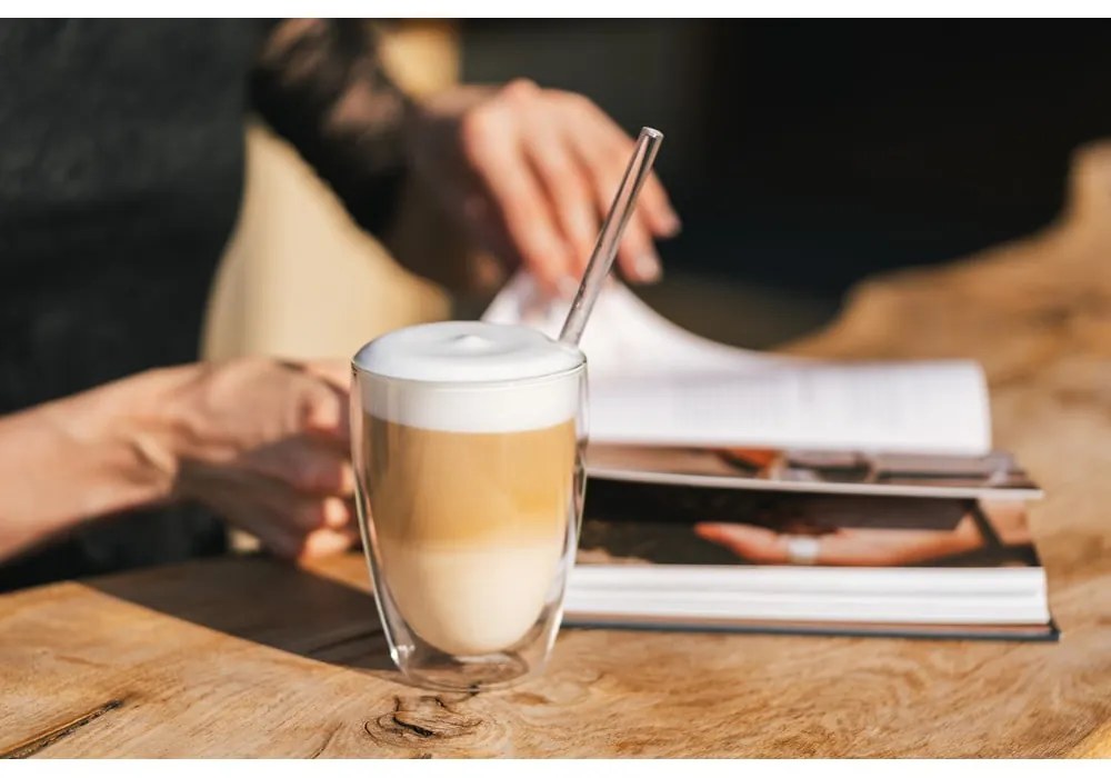 Szklanek kubki do latte podwójną/z ścianką zestaw 6 szt. 350 ml – Vialli Design