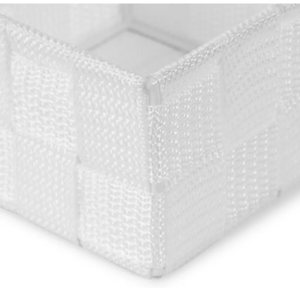 Compactor Organizer do przechowywania w szufladzie S TEX, 12 x 12 x 7 cm, biały, S