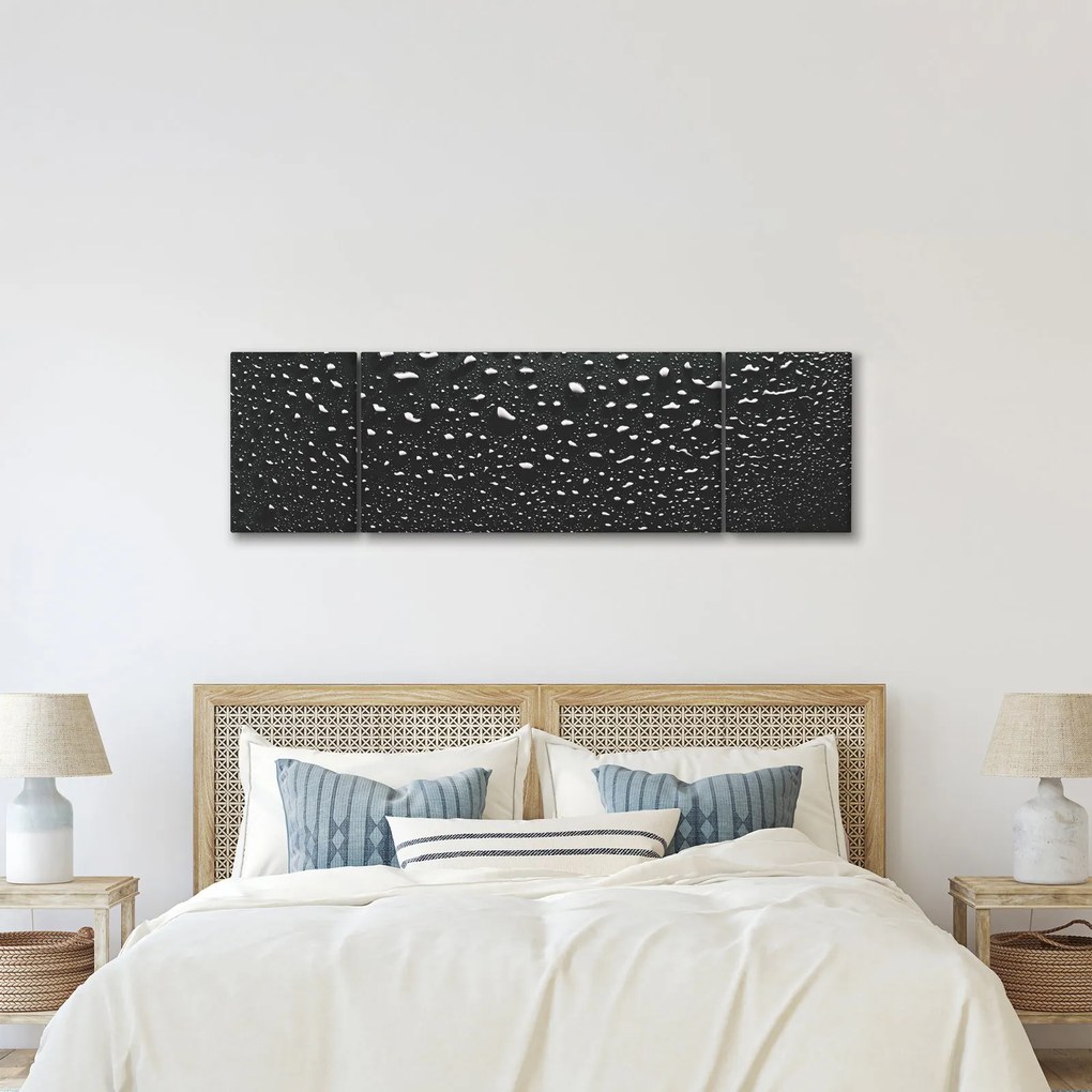 Obraz kropli wody (170x50 cm)