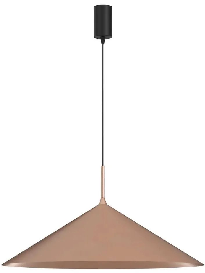 Lampa wisząca na lince CAPITAL 1xGX53/15W/230V, średnica 60 cm, różowe złoto