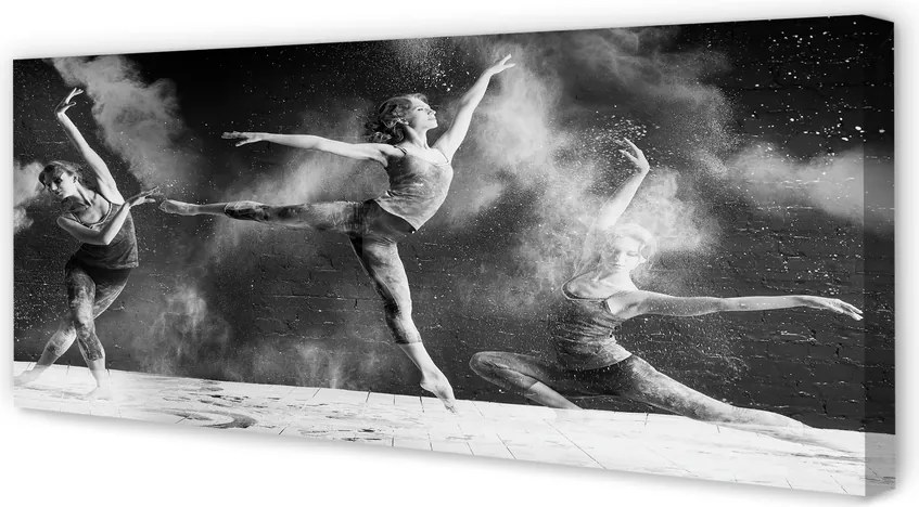 Obraz na płótnie Baletnice w Tęczy Dymu