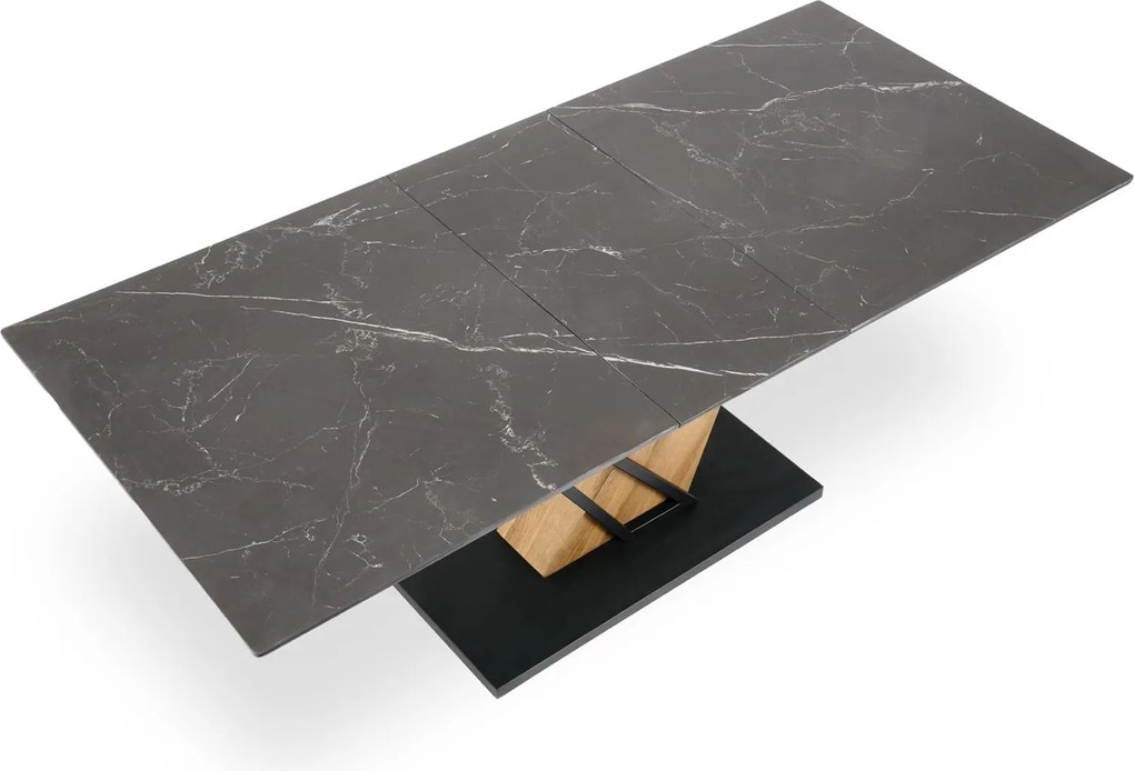 Stół ze spieku na jednej nodze Volant 140 Halmar