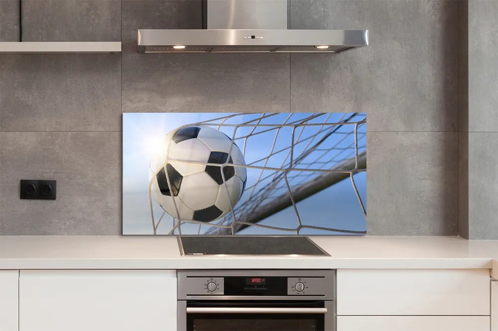 Szklany Panel Siatkówka pod Błękitnym Niebem