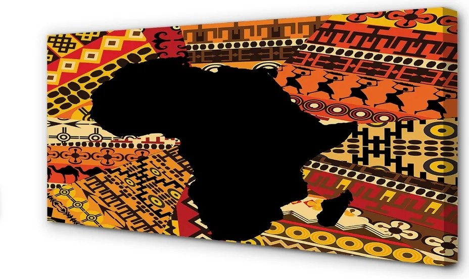 Obraz canvas na ścianę Mapa z Wzorami