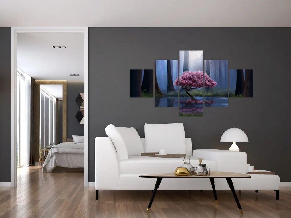Obraz - Magiczna noc (125x70 cm)