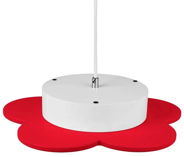 Czerwona lampa wisząca kwiat dla dziewczynki - S200 G2-G98