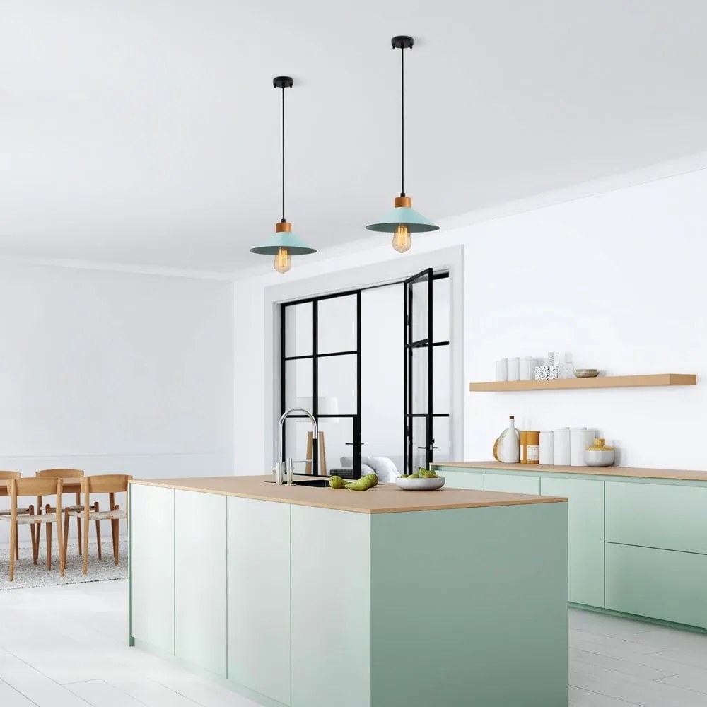 Lampa wisząca z metalowym kloszem ø 24 cm Gece – Opviq lights